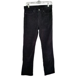 Levi's 315 Shaping Bootcut Black‎ Corduroy Jeans Pants Womens  29x30
